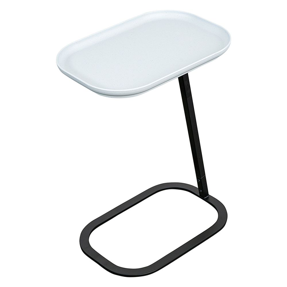 Столик приставной Sustainable collection, 40,6х28 см, серый/черный