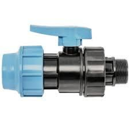 Шаровый кран ПЭ  D 32х1" нар (компрессион.) 14994
