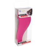 Расческа массажная «Компактная-капля», цвет фуксия, в коробке, 18см