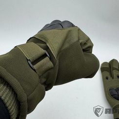 Зимние тактические перчатки, олива