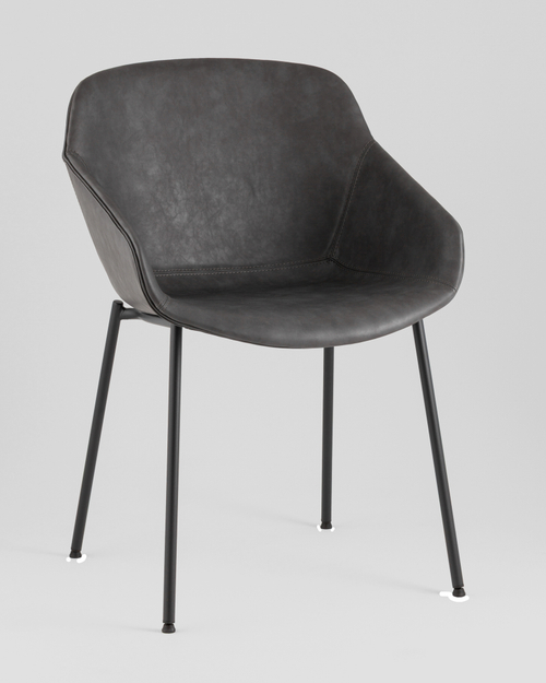 Стул Ashby экокожа серый