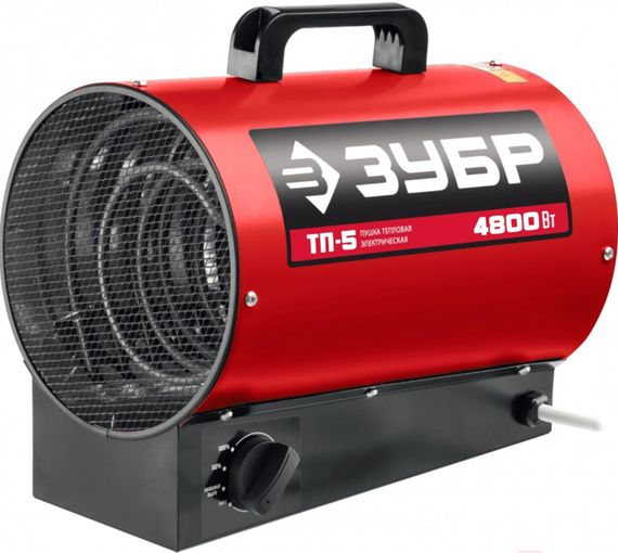 Электрический воздухонагреватель ЗУБР ТП-5