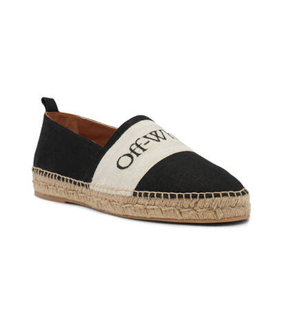 Эспадрильи OFF-WHITE - черный(OMIB010S 24FAB001)