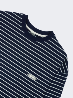 Лонгслив UNIFORM Relaxed Pocket Stripe, Синий