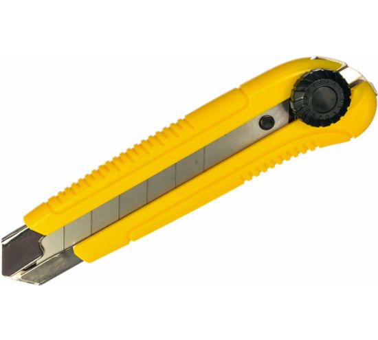 Нож БИБЕР строительный усиленный, обрезин.корпус 25мм.50122