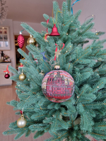 Шар стеклянный "Спас на Крови",  ручная роспись