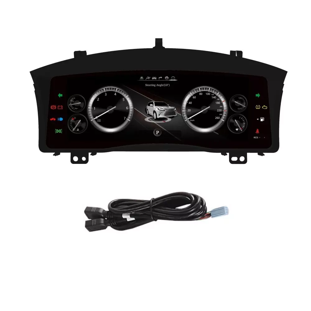 Электронная панель приборов Lexus LX570 2008-2015 - Carmedia NH-LCD-L01 с сенсорным LCD / ЖК 12.3" экраном QLED