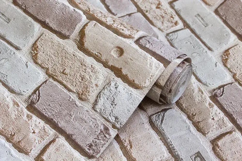 Обои бумажные Пермские обои Кирпичи 301-02 0.53*10м