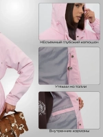 Ветровка с капюшоном удлиненная