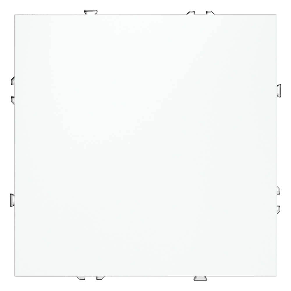 Заглушка VOLTUM S70 с суппортом, (белый матовый)