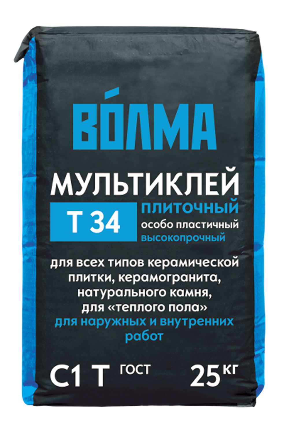 Смесь сухая клеевая на цементном вяжущем "ВОЛМА - Мультиклей"