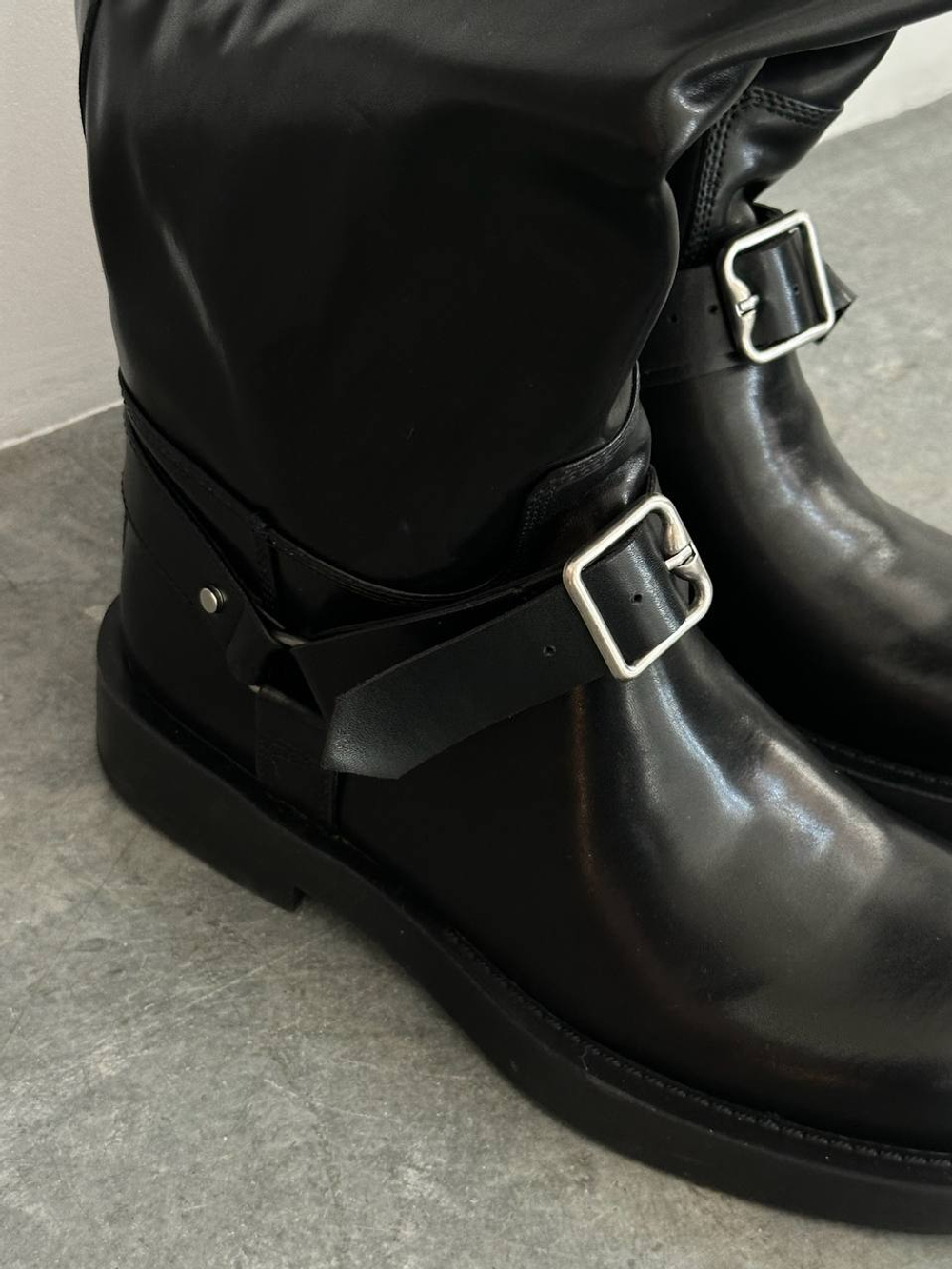 Сапоги из натуральной кожи