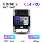 Teyes CC4 Pro 10,2" для Nissan X-Trail 2007-2015