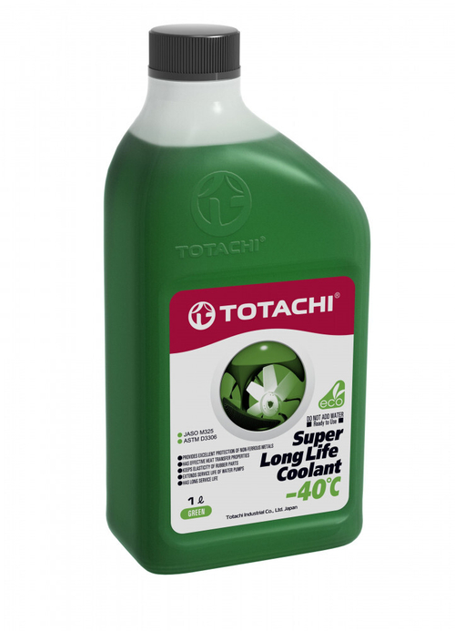Антифриз зеленый TOTACHI SUPER LONG LIFE COOLANT Green -40C 1л
