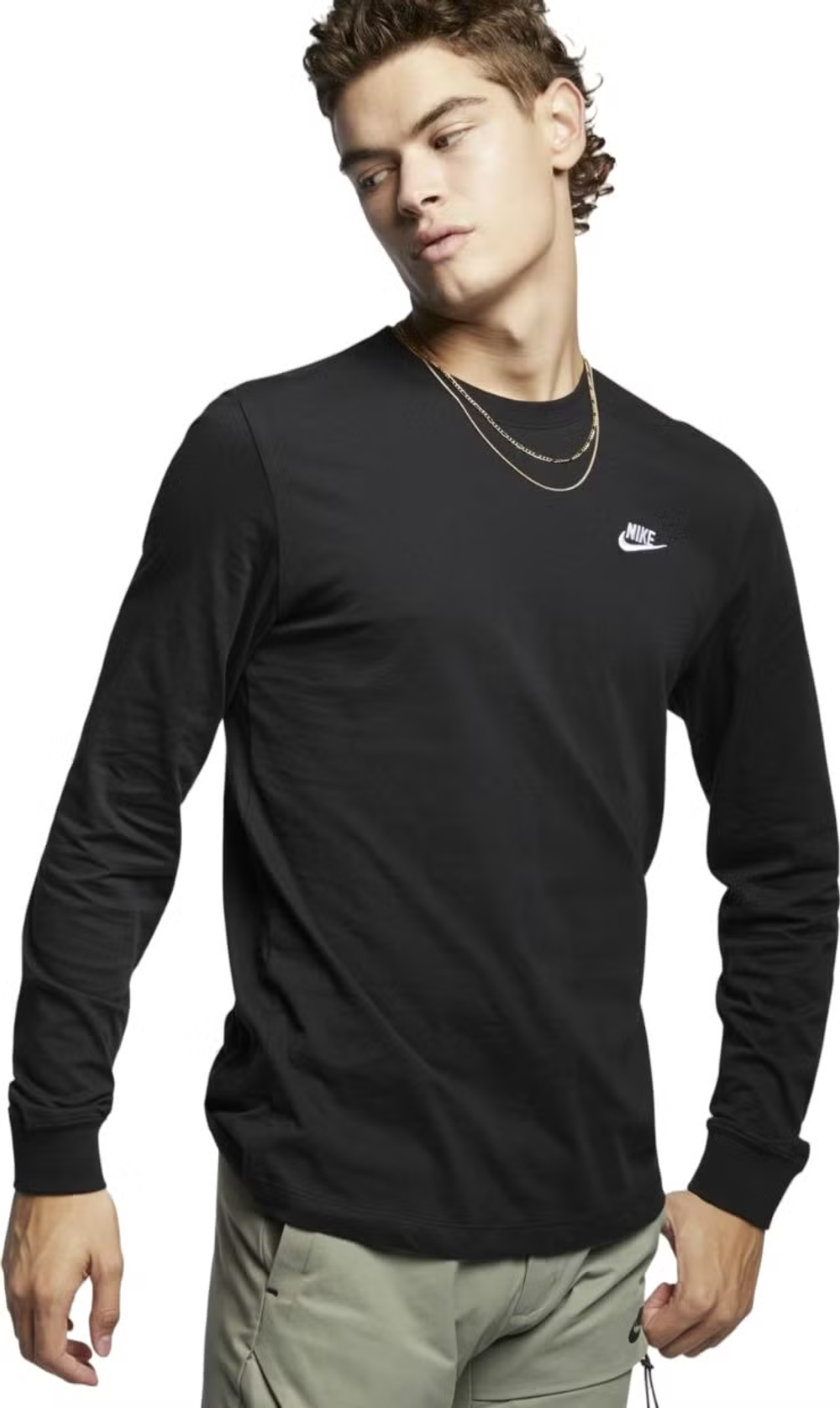 AR5193-010 Лонгслив Nike M NSW CLUB TEE - LS