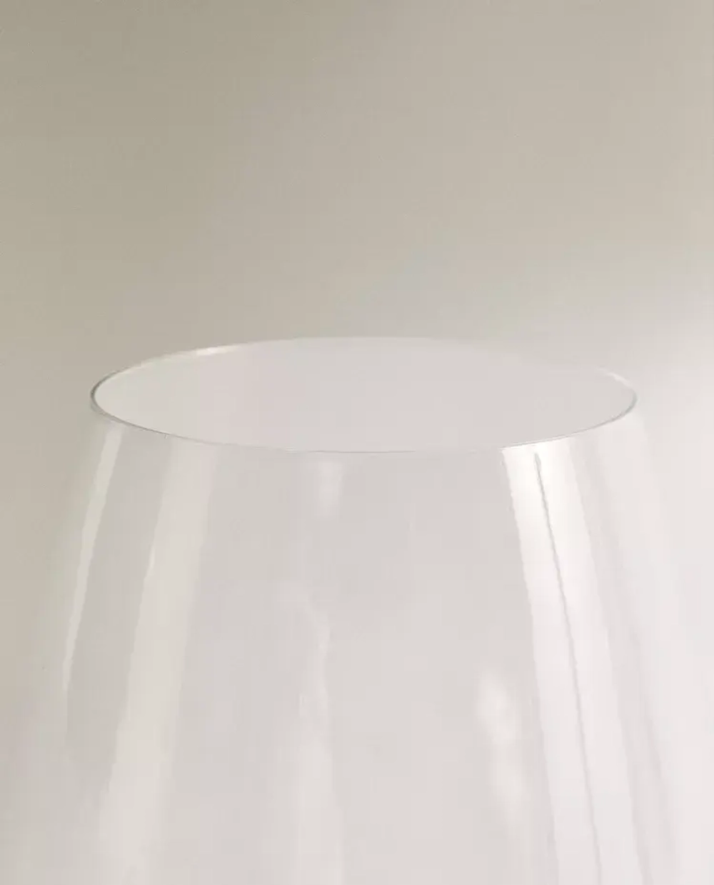 ZARA HOME ЛЕГКИЙ СТАКАН ИЗ ХРУСТАЛЬНОГО СТЕКЛА, ПРОЗРАЧНЫЙ