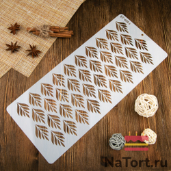 Трафарет для декора торта №54