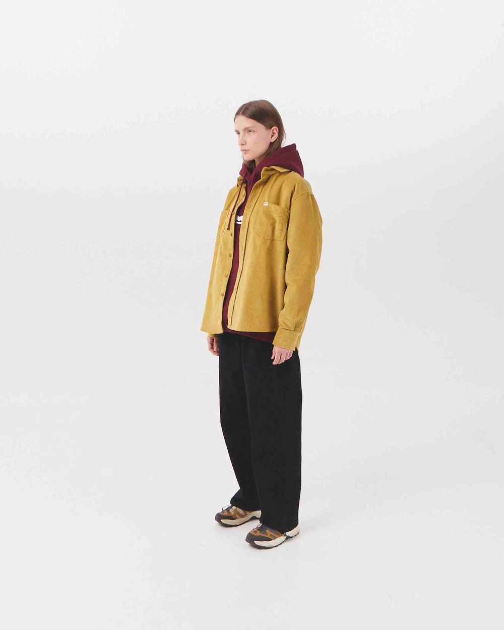 Рубашка Меч FW23 Velvet Amber Горчичная