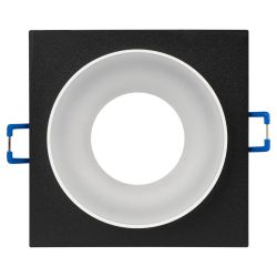 Встраиваемый светильник декоративный ЭРА DK96 BK MR16 GU5.3 черный | Декоративные встраиваемые светильники