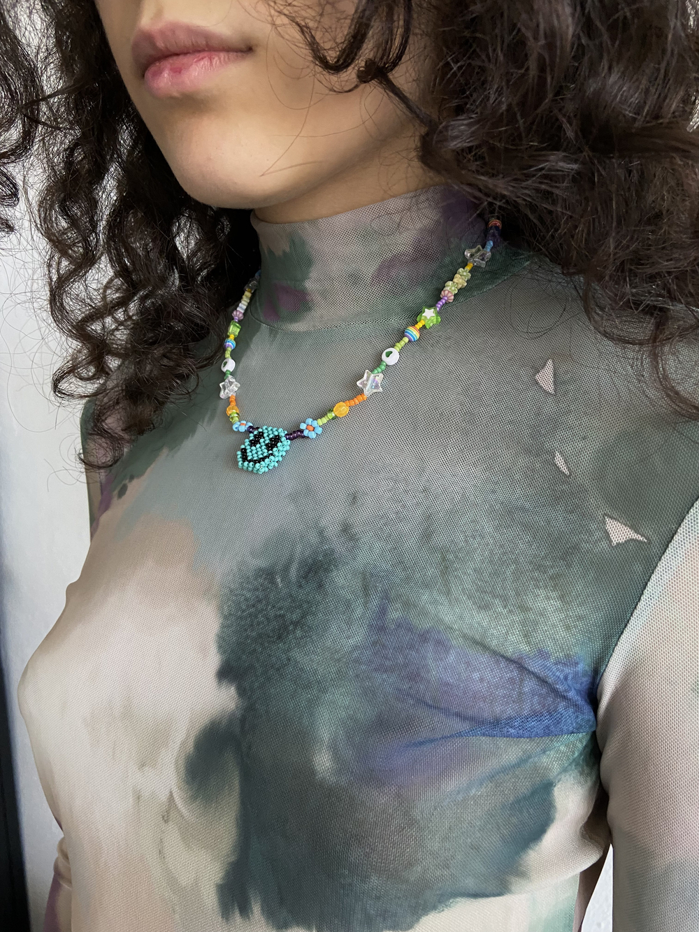 smiley necklace