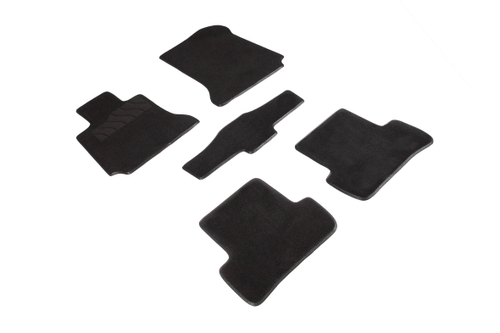 Ворсовые коврики LUX для Mercedes-Benz C-Class W204 2007-2014, Seintex.85234