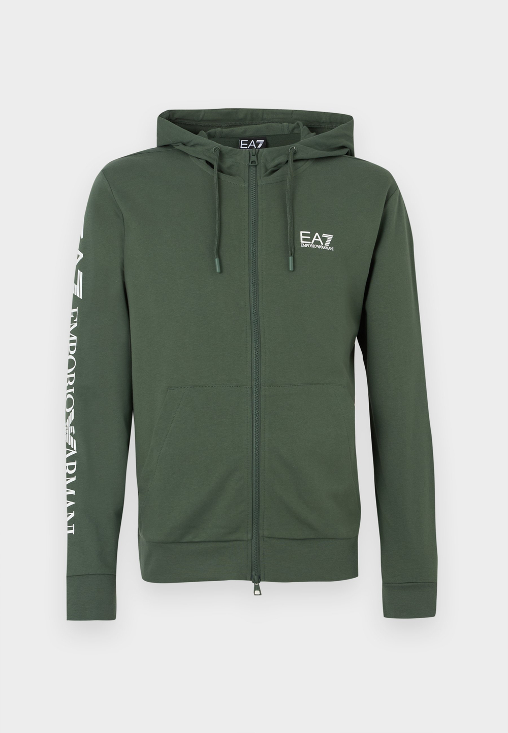 EA7 Emporio Armani UNISEX - Толстовка на молнии - Зелёный