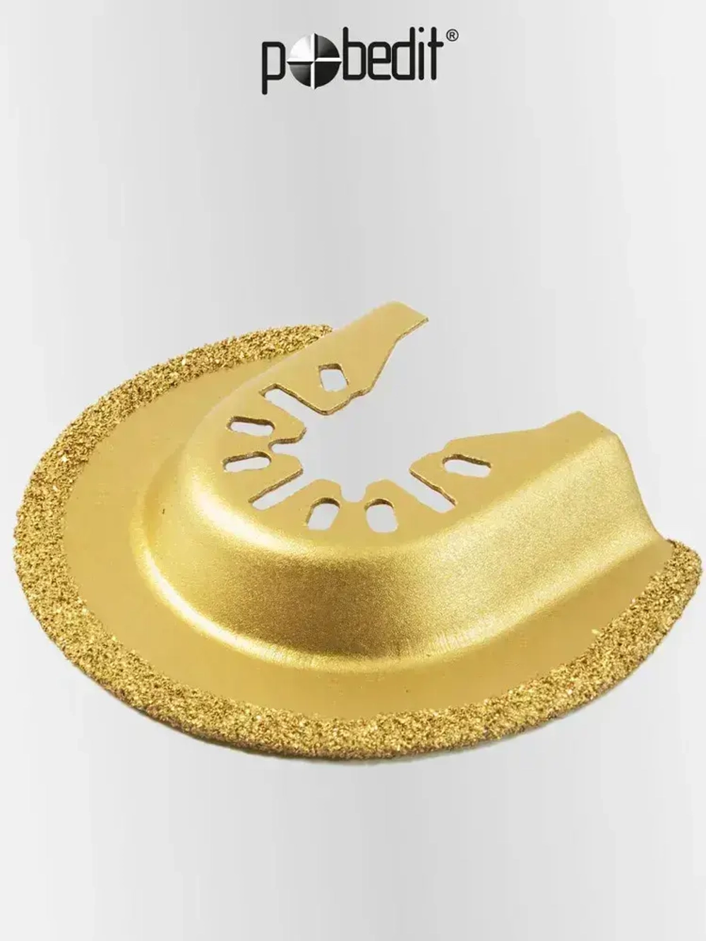 Насадка для реноватора МФИ полукруглая по плитке и дереву 65 мм