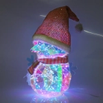 Сувенир светодиодный «Снеговичок» 24*17*37, 200 ламп LED, USB, Белый