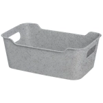Корзина для хранения универсальная «Mango» цвет гранит серый 1.5л, 19*14**8см