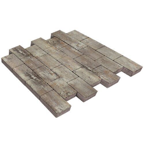 Тротуарная плитка Грас, 80 мм, ColorMix Берилл, гладкая