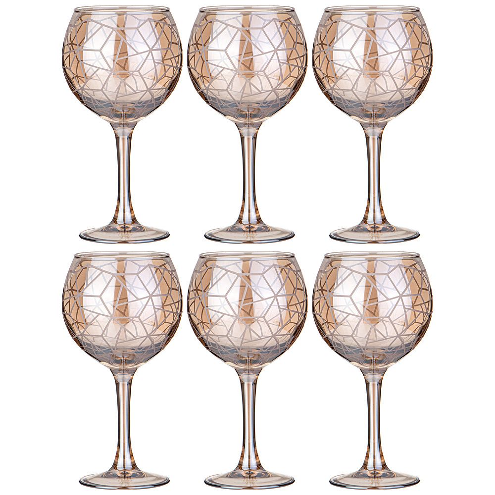 НАБОР ФУЖЕРОВ ИЗ 6 ШТ "ГРАФИКА" МЕД 280 МЛ