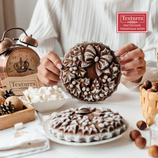 Пряничная форма Рождественский венок