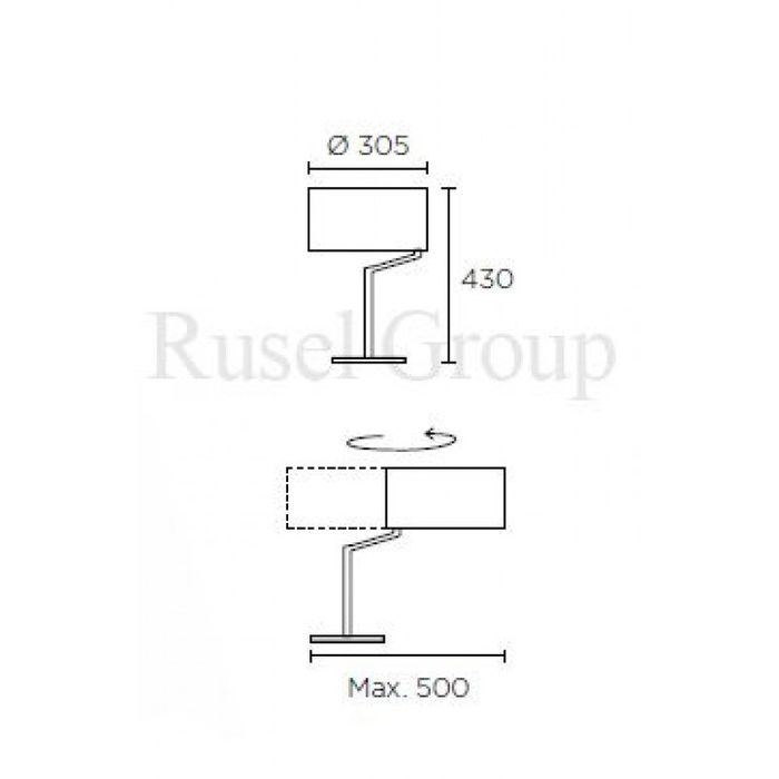 Настольная лампа Leds C4 TWIST TA