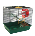 ВАКА клетка для грызунов "Грызун № 3" с домиком и колесом 410*300*370