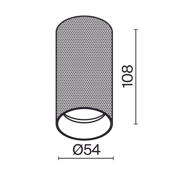 Потолочный светильник Technical C080CL-01-GU10-B