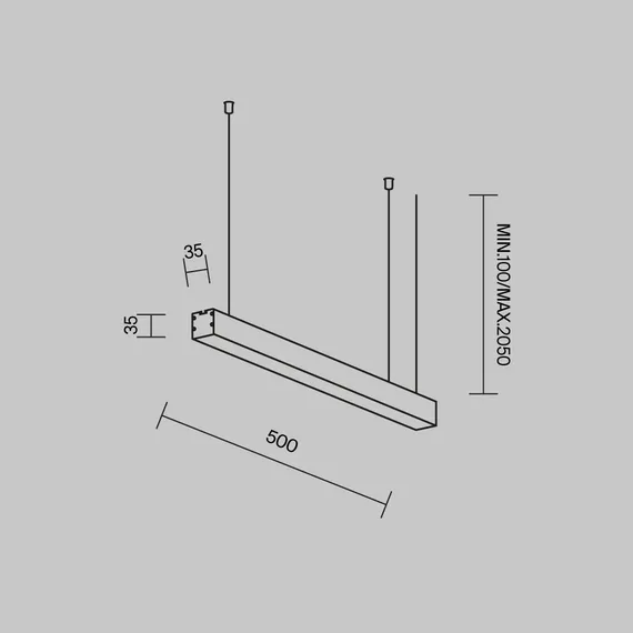 Линейный светильник Technical LL312010