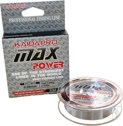 Леска зимняя Kaida Max Power 30м 0.08 мм