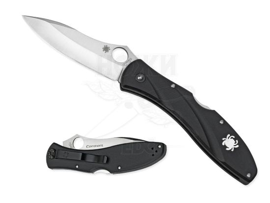 Складной нож Spyderco Centofante 3 C66PBK3 c клинком из стали VG-10, рукоять FRN