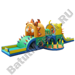 Коммерческий надувной батут "Котики" 12*6*4 м