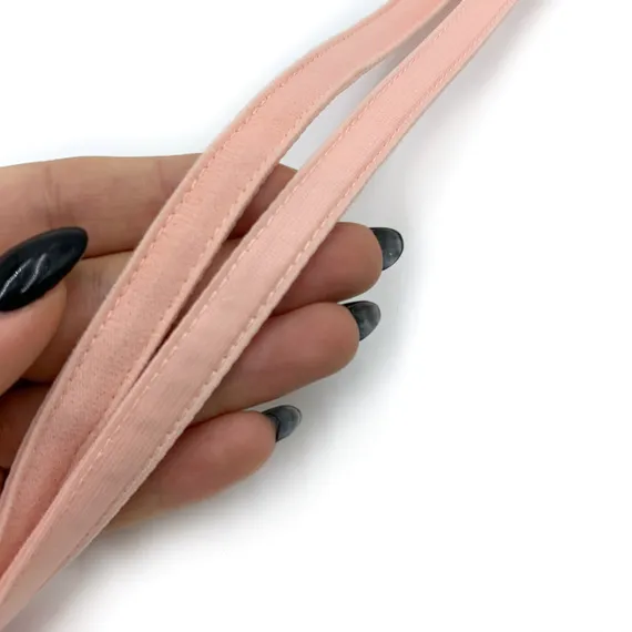 Ворсовая тесьма для корсетных пластин персик (цв. 81), Arta-F