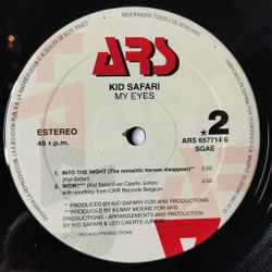 Винтажная виниловая пластинка LP Kid Safari My Eyes (Spain 1991) Maxi Single 45 RPM