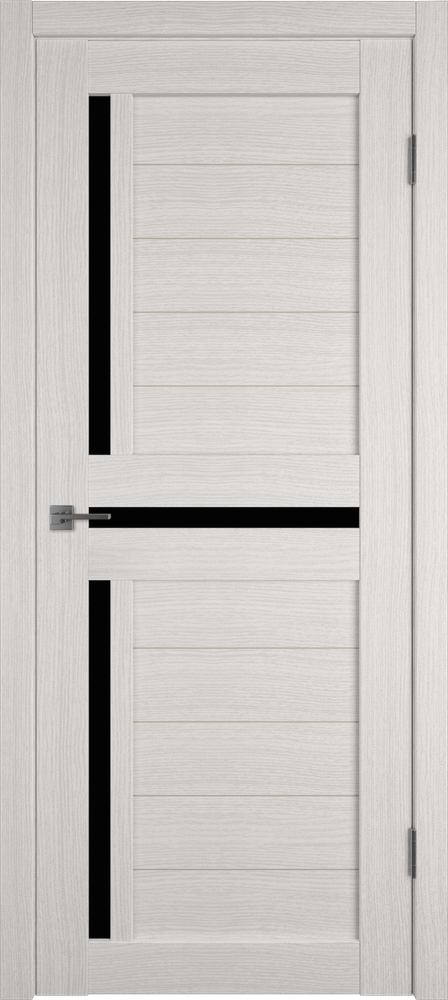 Дверь Atum 16 / Bianco / Black Gloss / Владимирские двери
