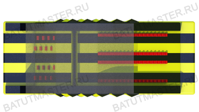Блок "Большая гора" 9x3.5x5.6 м