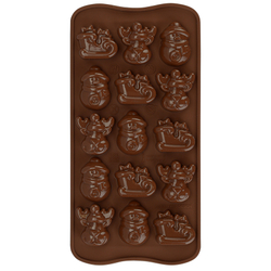 Форма для приготовления конфет choco winter силиконовая