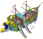 Игровой комплекс Летучий Голландец для детей 6-12 лет для уличной площадки