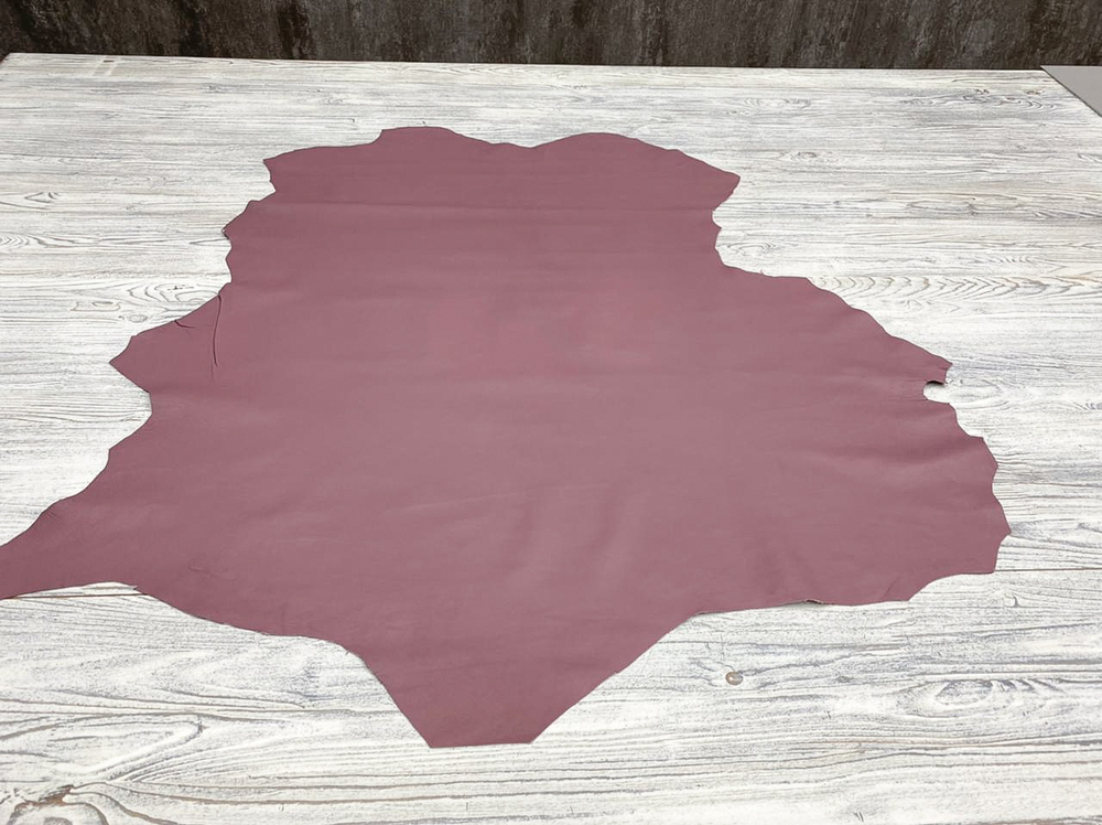 Powder Rosa (0,5-0,7мм), цв. Розовый, натуральная овчина