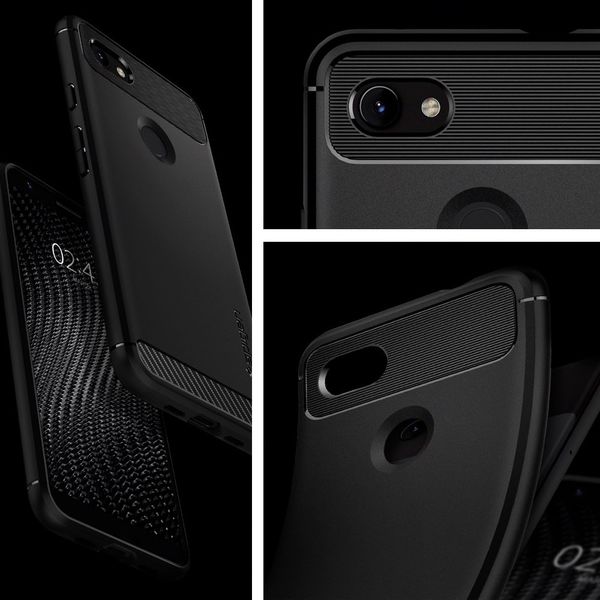 Чехол Spigen Rugged Armor для Google Pixel 3A (Black)