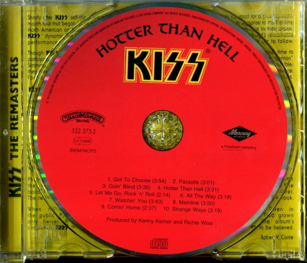 Kiss / Hotter Than Hell (CD)