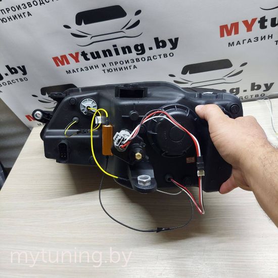 Передняя оптика BLACK для VW JETTA VI 1.11-18