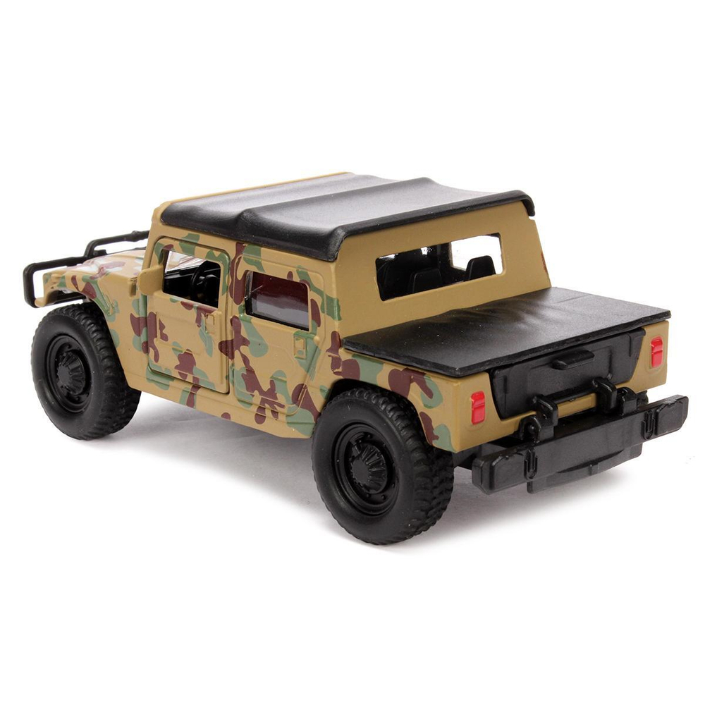 Модель ин. мет. "Hummer H-1 пикап" 12см. двери, багаж. SB-18-09-H1-M(GY)-WB (Технопарк)